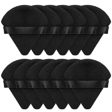 BEAKEY 12pcs Powder Puffs for Face Powder Triangle...