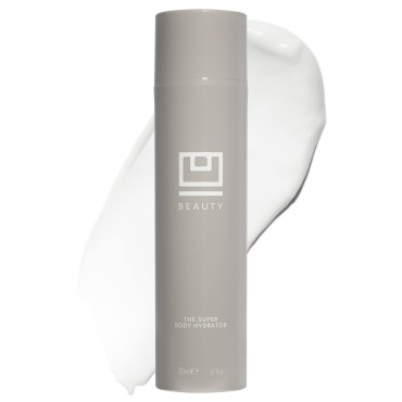 U Beauty The SUPER Body Hydrator - Mega-Dose Hyaluronic Acid Body Moisturizing Cream with Niacinamide and Squalane for Smooth, Bright, and Renewed-Looking Skin For Up To 48 Hours - 6.7 fl oz