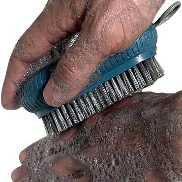 Heavy Duty Nail Brush for Cleaning Fingernails, Fi...