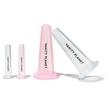 Vanity Planet 4-Piece Silicone Cupping Set - De-Pu...