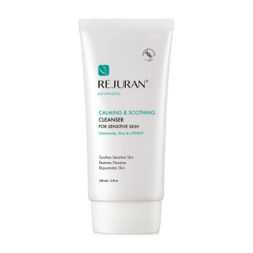 REJURAN Advanced Calming & Soothing Cleanser for Sensitive Skin - Moisturizing Face Wash with Patented Formula