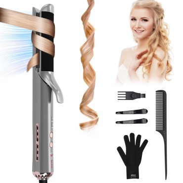 Anti Scald Airflow Styler Hair Straightener Iron with Breeze Fan & Felt Fabric, IG INGLAM 2 in 1 Professional Straight and Curl Hair Tools 2022 Update Version Perfect Nice Gift