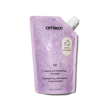 3D volume & thickening shampoo, 500ml | amika...