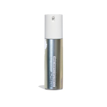 Fitglow Beauty - Natural Vita Shield Plum Hyaluronic Primer SPF 30 | Vegan, Woman-Owned Clean Beauty (1.5 fl oz | 45 ml)