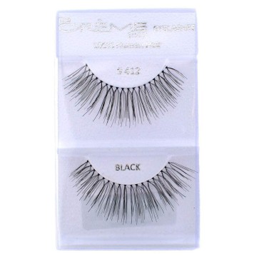 Crème Eyelashes 24 Pairs 100% Human Hair Natural Look Fluffy Wispy False Eye Lashes Lightweight Extensions Multipack #412
