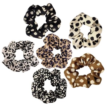 ZBORH 6 Pcs Satin Hair Scrunchies Soft Elastic Hai...