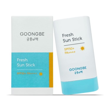 (6 Month +) Fresh Sun Stick SPF50+ PA++++ 0.7 Ounce (19g) Physical Sun Block Goongjoong Bichaek/Goongbe/Gentle & Mild Baby Goods from Korea ???? ??