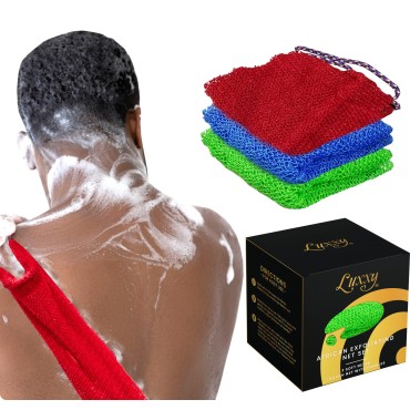 Luxxy™ | 3 Pack Set 2 Soft African Exfoliating Net...