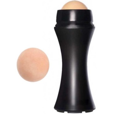 NT-ling Oil-absorbing Volcanic Roller, Reusable Portable Oily Skin Control Roller, Instant Results Remove Excess Shine Rolling Stone for Home Travel Or Out-Of-Home Facial Massage Oily Skin Care