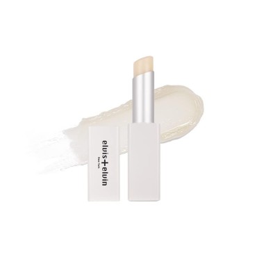 elvis+elvin Tsubaki Tinted Hydrating Lip Balm, Long Lasting Treatment, Lip Repair for Dry, Moisturizing Lip Care, Lip Care Essentials, many colors, 0.11oz (000 Clear)