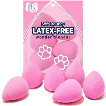 BEAKEY Super Soft Makeup Sponge Set, Latex Free an...
