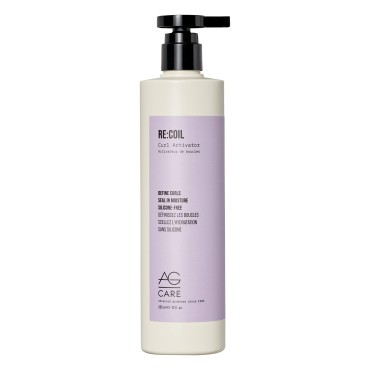 AG Care Re:Coil Curl Activator Curl Cream with Ker...