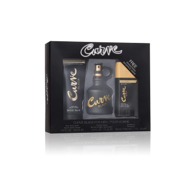 Curve Men's Cologne Fragrance Set, Body Wash, Colo...