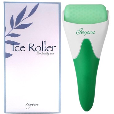 INYOEN Facial Massager | Frozen Skincare Accessories for Face, Eyes & Body | Ice Roller for Puffiness, Migraine, Wrinkles & Sun Damage Relieff (Green) (Green)
