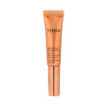 YENSA BC Concealer - Skin Superfood Under Eye, Spot Conceal, Highlight and Contour (Deep Warm) 0.34 fl oz