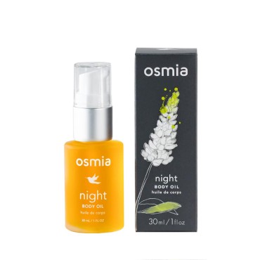Osmia - Natural Night Body Oil | Clean Beauty For Healthy Skin (1 fl oz | 30 ml)