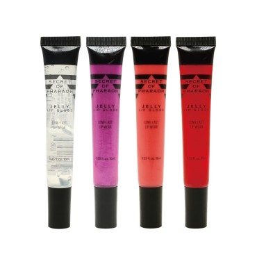 EBIN NEW YORK Secret of Pharoh Jelly Lip Gloss - Bubbly Pink (Pack of 4)