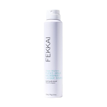 Fekkai Clean Stylers Flexi-Hold Hairspray - 6.6 oz - 72-Hour Humidity & Frizz Resistance - Brush-able Hold & Flake Free - Benzene Free - Salon Grade, EWG Compliant, Vegan & Cruelty Free