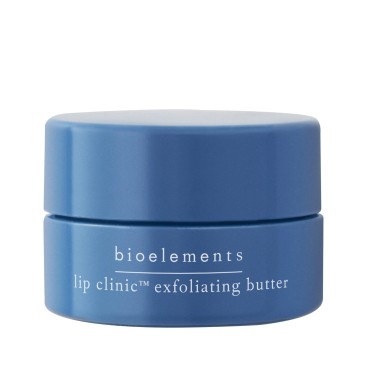 Bioelements Lip Clinic Exfoliating Butter - 0.33 fl oz - Overnight Smoothing Treatment with AHAs, Lipids, Shea & Mango Butter - Vegan, Gluten Free - Never Tested on Animals