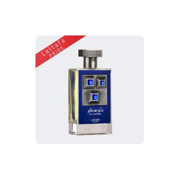 Lattafa Perfumes Blue Sapphire Tester Unisex EDP - 20ml | Rose Musk, Vanilla, Ambergris | Apple, Mint, Lemon, Clarysage, Marine Patchouli, Cedarwood.