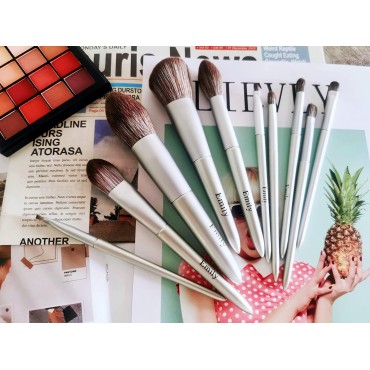 Makeup Brushes, 10 Pcs Professional Premium Synthe...