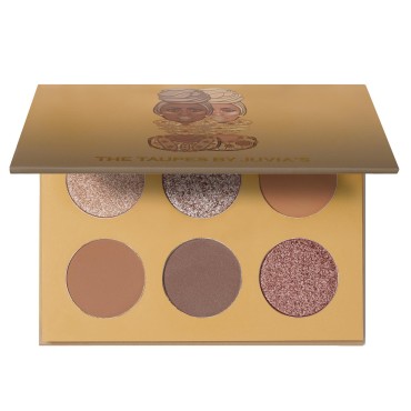 Juvia's Place Nude Shades with Deep Browns Eyeshadow Palette - Professional Eye Makeup, Pigmented Eyeshadow Palette, Makeup Palette for Eye Color & Shine, Pressed Eyeshadow Cosmetics, Shades of 6