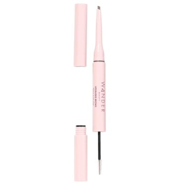 Wander Beauty Upgraded Brow Pencil & Eye Brow Gel Duo - Taupe - 2 in 1 Eye Brow Makeup With Castor Oil, Peptide Complex, and Panthenol - Two-Sided Brow Filler, Definer, & Lifter for Fuller Brows