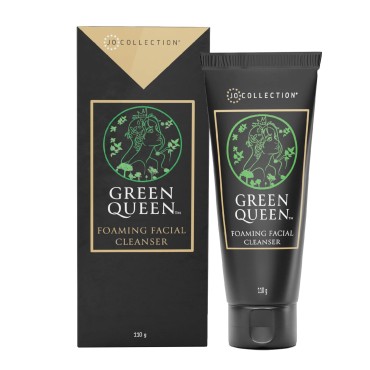 JO COLLECTION Face Wash Foaming Cleanser by Green Queen helps removes excess oil, dirt, and makeup | Foaming action | refreshes & cleanses |help calm skin | Fragrance Free| 110 g