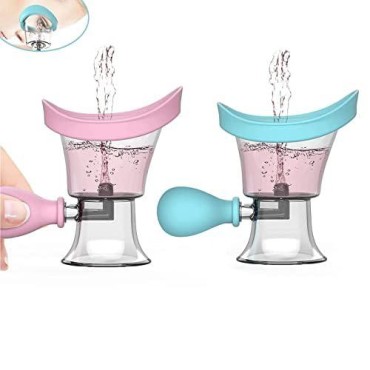 Dexspoeny Eye Wash Cup, 2Pcs Eye Wash Bath, Silico...