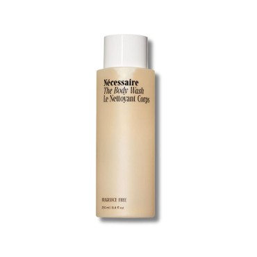 Nécessaire The Body Wash Fragrance-Free - Replenishing Oil-In-Gel Cleanse with Niacinamide, Vitamin C/E + Omega 6/9. Dermatologist-Tested. Non-Comedogenic. Allure Award Winner. 250 ml / 8.4 fl oz.