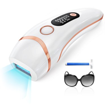 Laser Hair Removal for Women and Men, Upgraded 3 in 1 At Home IPL Hair Removal, 9 Levels and 999,900 Flashes Permanent Hair Remover,Painless Hair Remover on Face,Body,Bikini, Whole Body Treatment