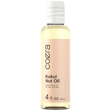 Kukui Nut Oil | 4 fl oz | Moisturizing Oil for Hair & Skin | Free of Parabens, SLS, & Fragrances
