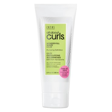 ALL ABOUT CURLS Wonder-Full Waves Gelee | Plumping Definition | Define, Moisturize, De-Frizz | All Curly Hair Types | | Vegan & Cruelty Free | Sulfate Free | 6.7 Fl Oz