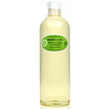 16 oz/1 Pint Premium MARULA Carrier Oil by DR.ADORABLE 100% Pure Organic Cold Pressed