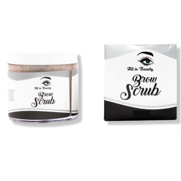 All in Beauty Brow Scrub, Eyebrow exfoliator, For ...