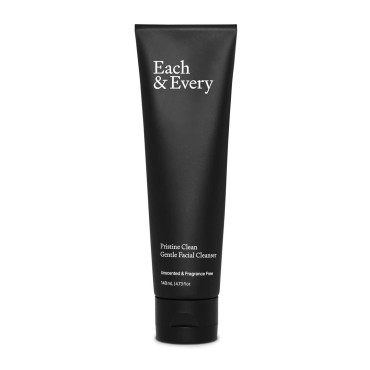 Each & Every Pristine Clean Gentle Facial Cleanser | pH Balanced Face Wash | Fragrance Free (5 fl oz)