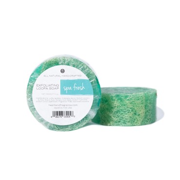 Heartland Fragrance | Exfoliating Loofa Soap | Spa Fresh | 2 Pack
