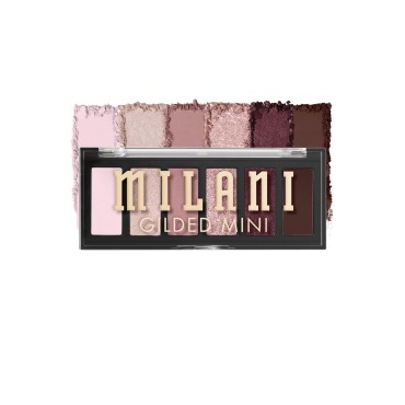 Milani Gilded Mini Eyeshadow Palette with 6 Matte & Shimmer Hues - The Wine Down