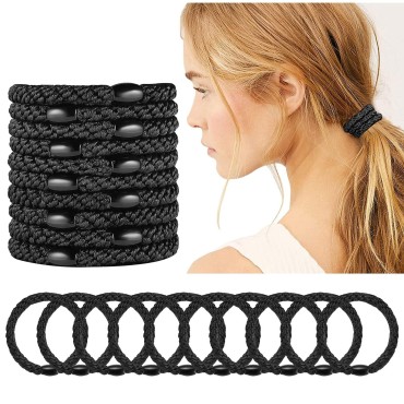 Elastic Hair Ties,Hairs Ties for Women, Aujzoo 20Pcs Elastics Hair Bands Ponytail Holders Spiral Hair Ties for Girls Hair Accessories