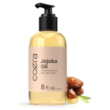 Jojoba Oil | 8 fl oz | Moisturizing Oil for Face, Hair & Skin | Free of Parabens, SLS, & Fragrances