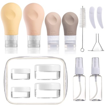 16 Pack Travel Bottles Set for Toiletries, Gemice ...