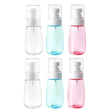 ZHUOEEDAAY 6 Pcs Face Spray Bottle Small Spray Bottle 60 ml Mini Travel Bottles Set for Travel Refillable Make Up Spray Bottle for Perfume Cosmetic and Liquids