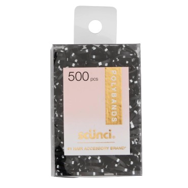 Scunci No-Damage Mini Elastic Hair Rubber Band Pol...