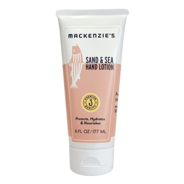 MacKenzie's Sand & Sea Lotion 6 oz - Gifts for Fishermen, Cooks & Gardeners, Beach Life, Ocean Lovers, Moisturizing Hand & Body Lotion
