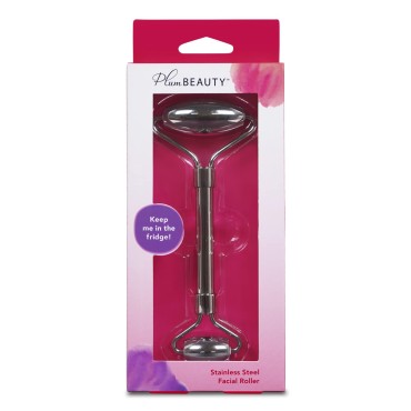 Plum Beauty Stainless Steel Roller for Face - Impr...