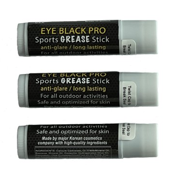 Eye-Black Pro Sports Grease Stick Set reduce-glare...