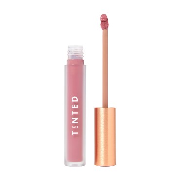 Live Tinted Huelip Liquid Lip Crème in Strong: Hydrating Liquid Lip Color with a Non-Drying Matte Finish, 0.09fl oz / 2.8mL