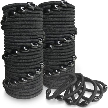 MARY LAVENDER Thick Hair Ties for All Hair Types B...