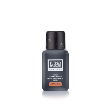Erno Laszlo Detox Cleansing Oil, Travel Size | Lightweight Face Cleanser | Dissolve Makeup & Impurities with Charcoal & Shea Butter | 2 Fl Oz