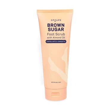 Spa Life Brown Sugar Exfoliating Foot Scrub Smooth...